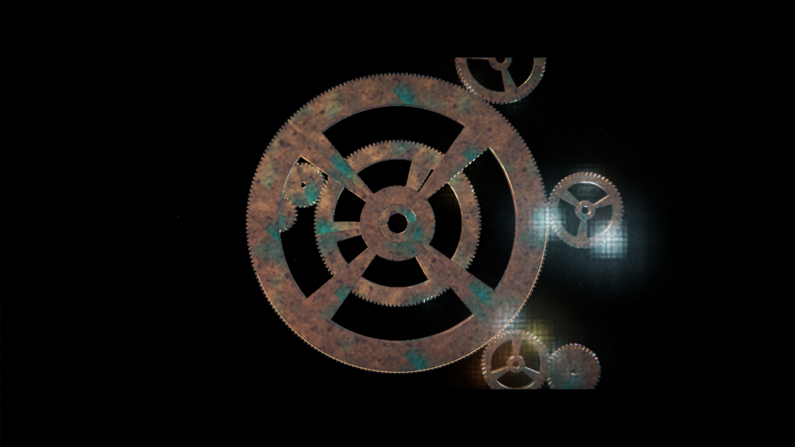 The full mechanism — the 223-tooth Saros wheel with the 127-tooth Metonic wheel layered behind it