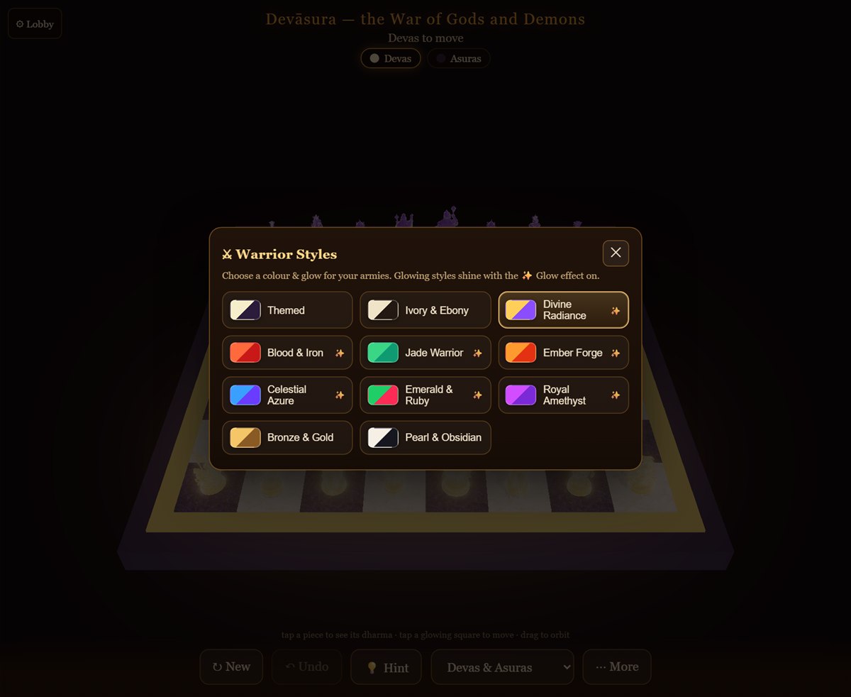 Warrior Styles picker
