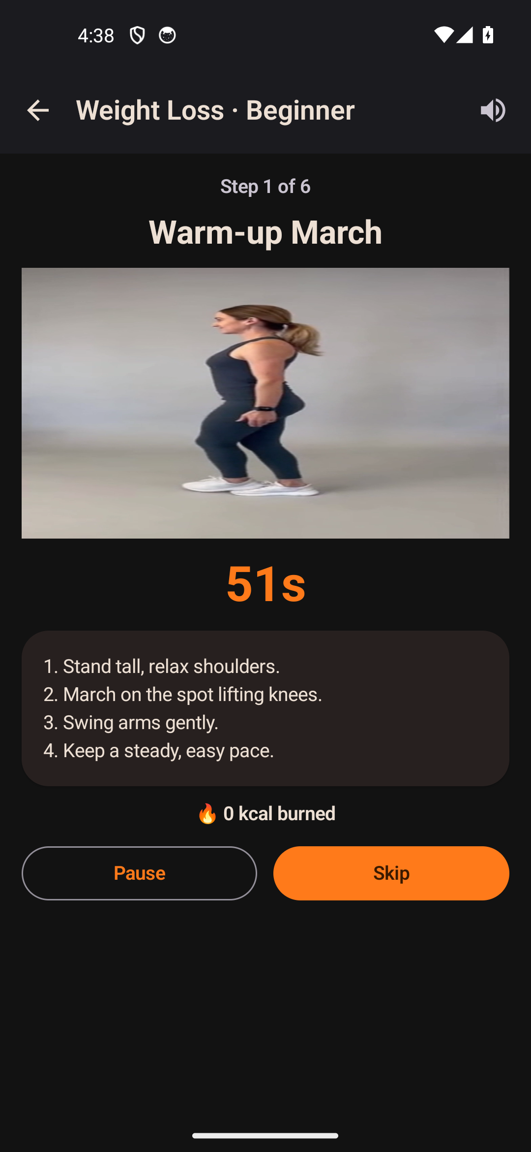 AI exercise video